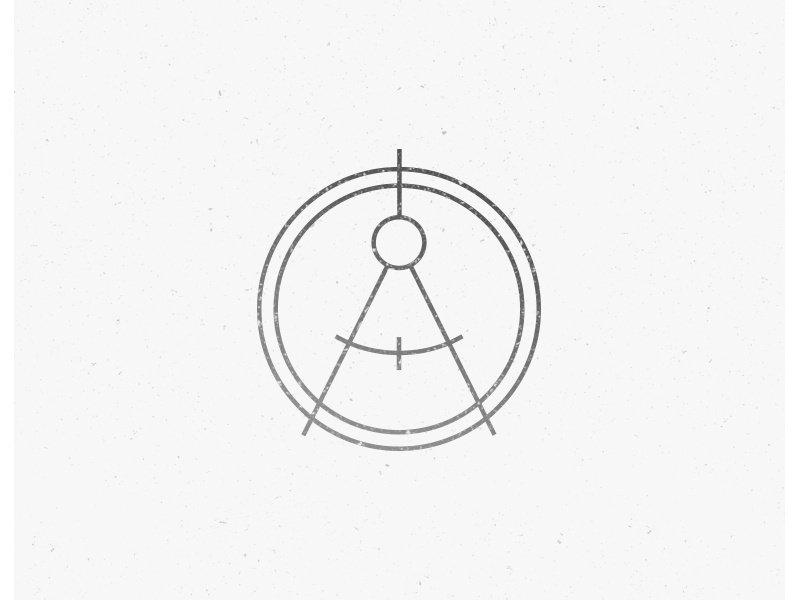 Rejected Logo Concept construction interior design design compass architect architecture icon badge identity brand identity logo
