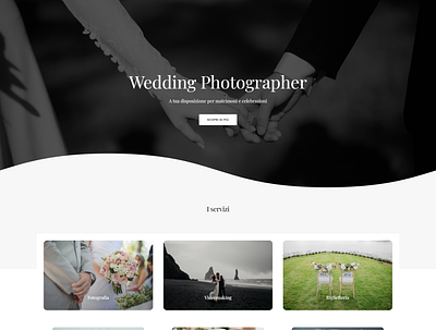 Wedding Photographer Layout branding design divi illustration web wordpress wordpress blog wordpress design