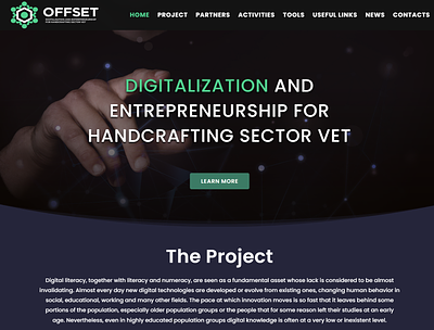 Offset Project branding design divi web wordpress wordpress blog wordpress design