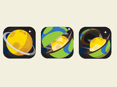 Space game icon research ios quest space wip