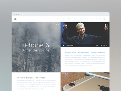 Redesigning Apple.com apple branding clean concept ios redesign ux web website white