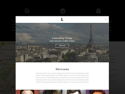 Network home 2 clean flat landing page layout minimal navigation responsive ui ux web webdesign website