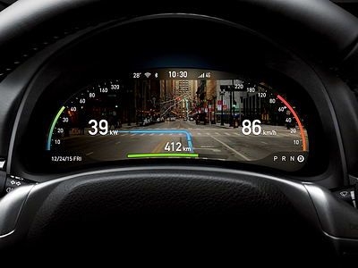 AR dashboard navigation concept for Intelligent driving ar concept dashboard driving intelligent navigation