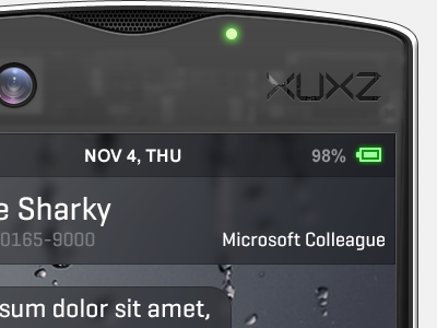 XUX II phone ui