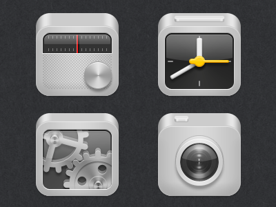 MiTalk iconset camera clock icon mitalk radio setting