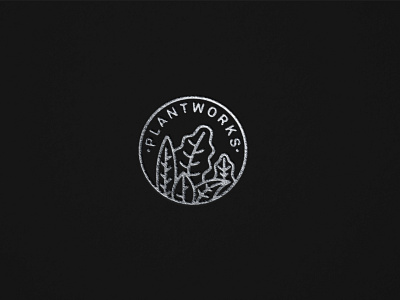 Letterpress Logo Plantworks