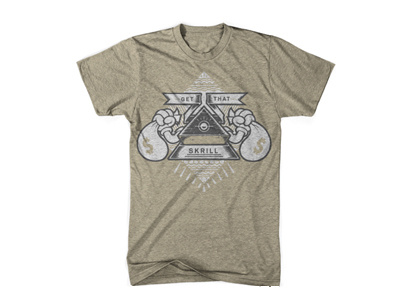 Get That Skrill apparel collab illustration shirt t shirt
