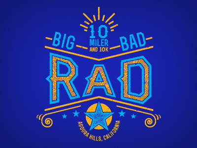 BIG BAD RAD - Race shirt