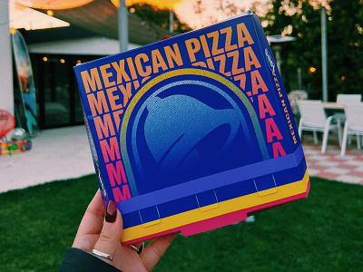 Mexican Pizza design graphic design mexican pizza packaging taco bell