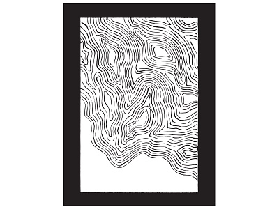 Mediterranean - Screen Print drawing printmaking screenprint woodcut