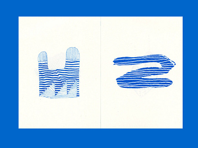 Ghosts waves Vol. 002 Zine abstract art diy drawing riso risograph zine