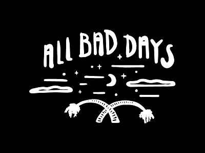 all bad days bad vibes drawing illustration landscape