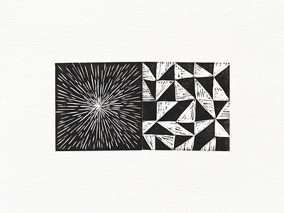 DRIBBBLE 10 09 abstract burst drawing graphic pattern printmaking woodcut woodcuts zine