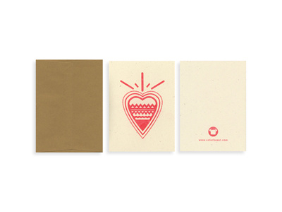 Red Heart - Blank Card