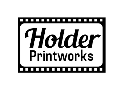 Holder Printworks branding graphic design logo logotype vector
