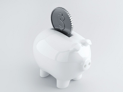 Piggy bank 3d app clean coin design designs icon illustration minimal money piggy bank piggybank