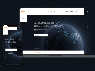 Worldremit 3d bank banking branding design desktop exchange flat global globe interface logo minimal mobile money site ui ux web website