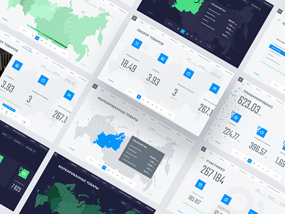 Dashboard of goods turnover