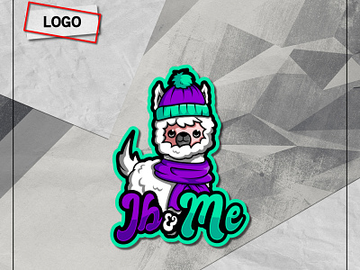 CUSTOM LOGO animal animal art animal logo branding custom logo design flat mascot streamer vlog vlogger winter youtube channel youtuber