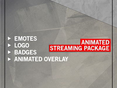 STREAMING PACKAGE animated animation badge emote esport logo gamers intro logo logo gaming logodesign outro overlay screen stream package streamer streaming transition twitch youtube