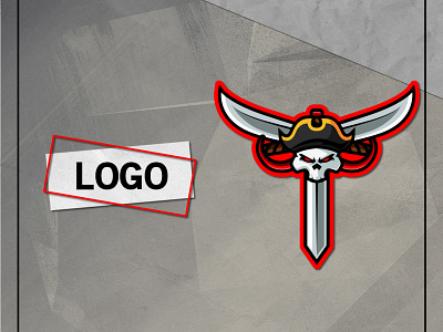 LOGO GAMING branding cartoon design graphic design illustration logo mascot motion graphics pirates streamer sword vector viking youtube channel youtuber