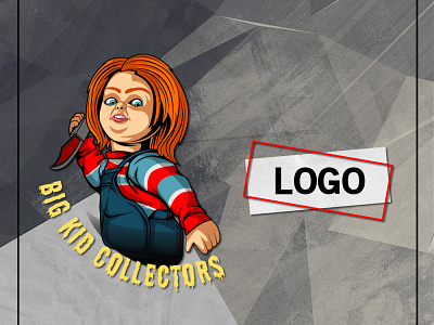 ANNABELLE LOGO annabelle branding cartoon chucky custom logo design doll illustration logo logo design logo ideas logo maker mascot streamer vector youtube channel youtuber