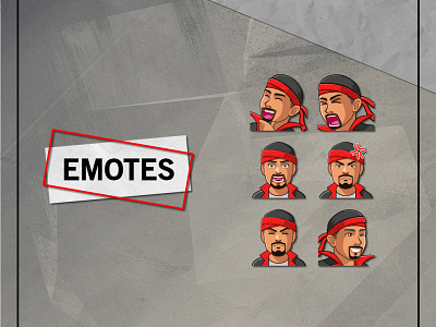 TWITCH EMOTES branding cartoon custom emotes design emote for twitch emotes graphic design illustration logo mascot streamer twitch emotes ui vector youtube channel youtuber