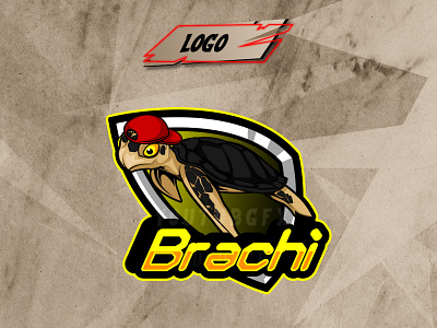 BRACHI IN HERE illustration logo youtube channel