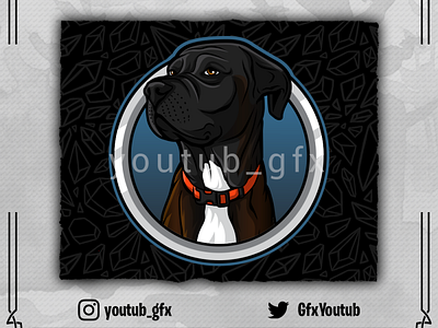 DOG LOGO animal branding cartoon character design design dog esport logo gaming logo illustration logo logo design mascot streamer vector youtube channel youtuber