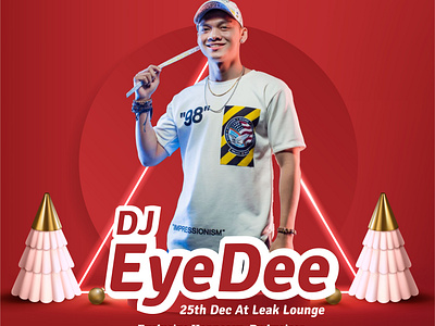 Poster DJ EyeDee Christmas