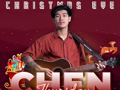 Artwork Chen Perform at Leak Lounge band design graphic design khmer music photoshop poster