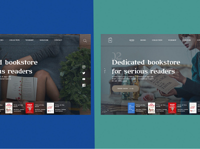 Book store Website banner design branding design design app graphicdesign illustration ui ux uxui website website design