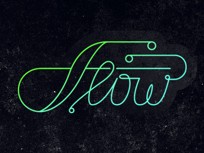Flow flow lettering script texture type typography vector