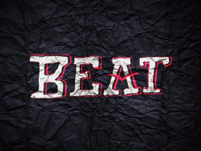 Beat beat imtrash lettering letters type