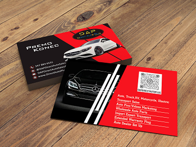 Business Card for DAP Direct Auto Plug branding business card business card for card detailing luxury business card premium business card