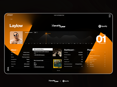 XPRMNT 014 ads apple music brand strategy branding design graphic design hip hop laylow playlist prototype spotify ui ux