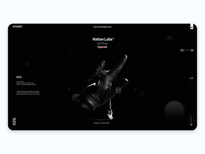 XPRMNT 029 ads black brand strategy branding design graphic design landing page layout nft ui ux web