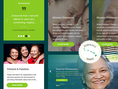Hospice Care Page Elements