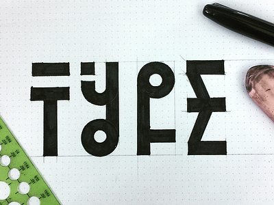 Type design graphic