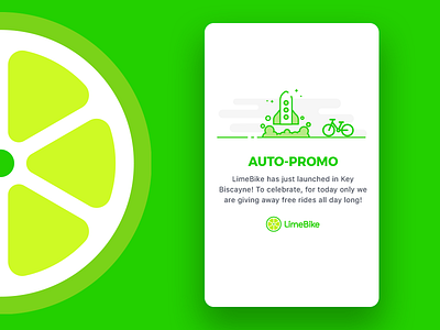 Limebike_ promo popup green user