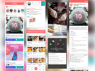 So Yummy - Mobile App dessert app food app mobile mobile app mobile design ui design