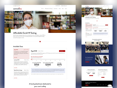 Set Medic LA - Covid Testing Landing Page