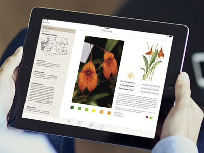 MyGarden app flower garden garden planning tablet