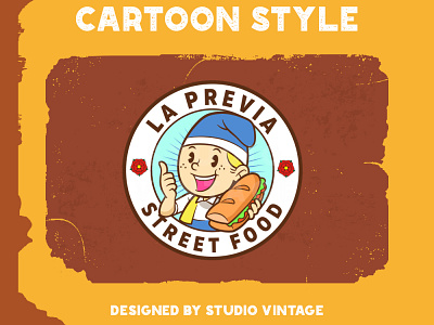 CUSTOME CARTOON STYLE artist logo brand identity branding design design logo graphic design illustration logo logo art logo company motion graphics retro typography ui ux vector vintage vintage logo