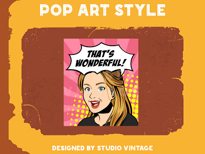 CUSTOME LOGO POP ART STYLE affordable art branding colorfull design design logo illustration logo logo company pop art retro vector vector art vintage vintage logo