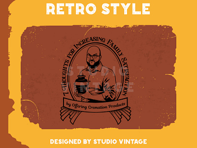 CUSTOME RETRO LOGO affordable artist on twitch custom logo design happily ever after illustration logo logo type retro retro logo small bussiness typography vector vintage vintage logo