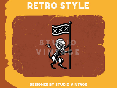 CUSTOM RETRO LOGO illustration logo retro vector vintage logo