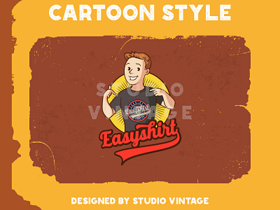 EASYSHIRT LOGO branding design illustration