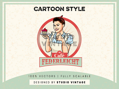 CUSTOM CAFE LOGO