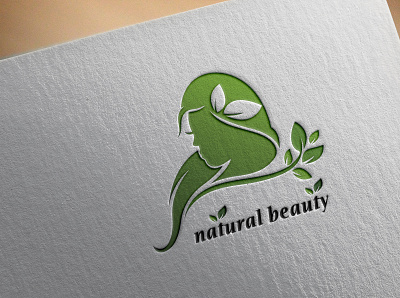 Natural Logo design flat logo minimal vector